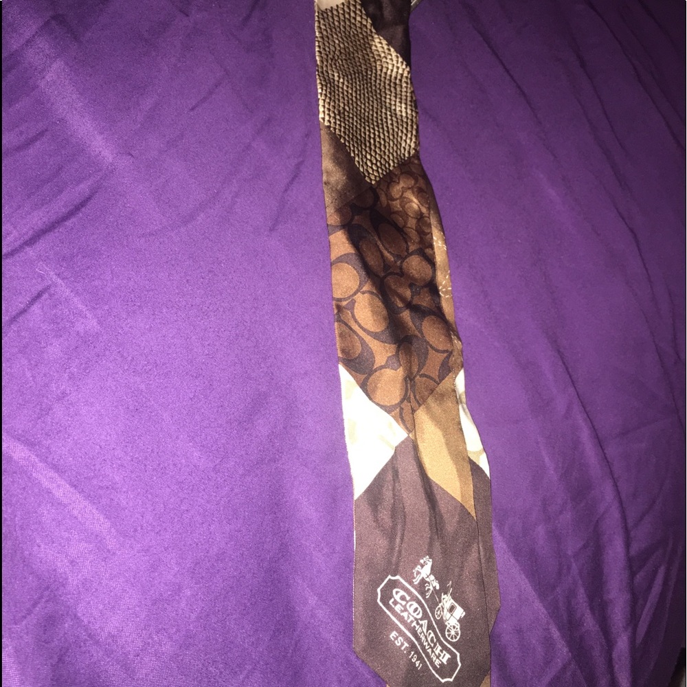 Authentic Coach neck/head tie scarf